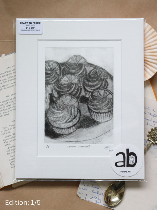 Lemon Cupcakes - Limited Edition Prints