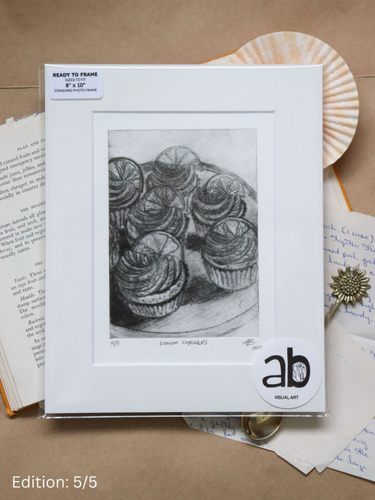 Lemon Cupcakes - Limited Edition Prints